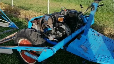 تصویر 1 از دروگر گندم 3 چرخ با عملکرد یکنواخت و حرکت پایدار